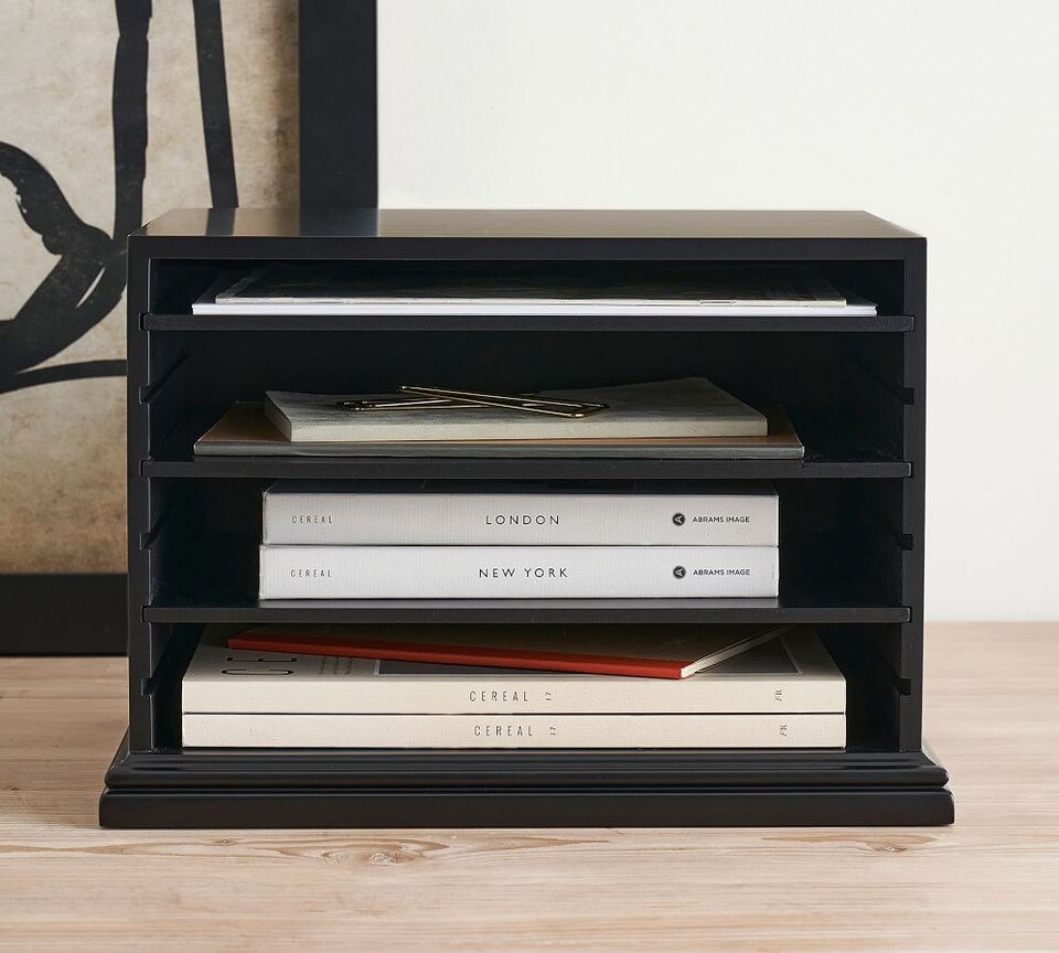 Aubrey Desk Accessories Black Pottery Barn Australia